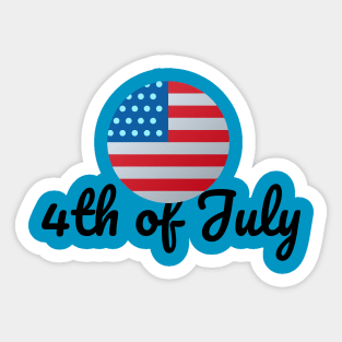 Independence Day USA Sticker